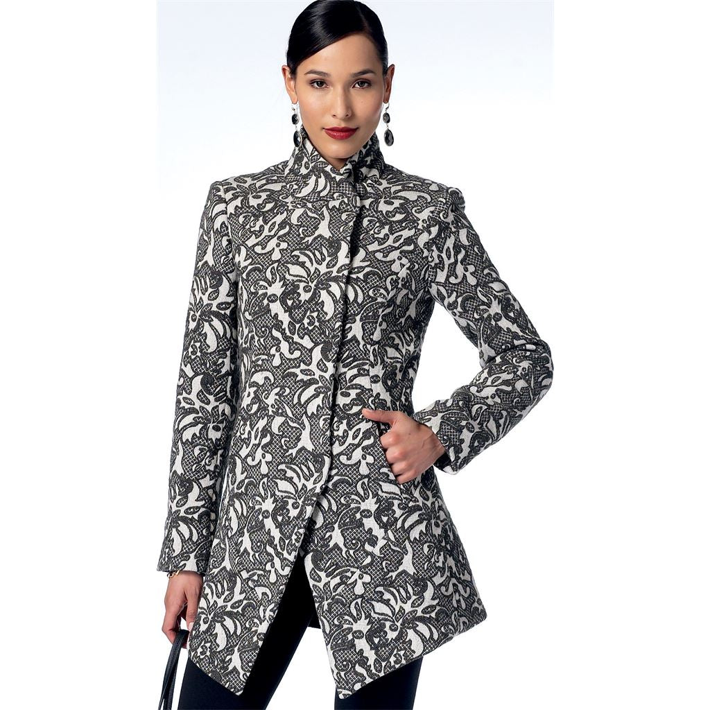 Vogue Pattern V9212 Misses Seamed and Collared Jackets 9212 Image 2 From Patternsandplains.com.jpg