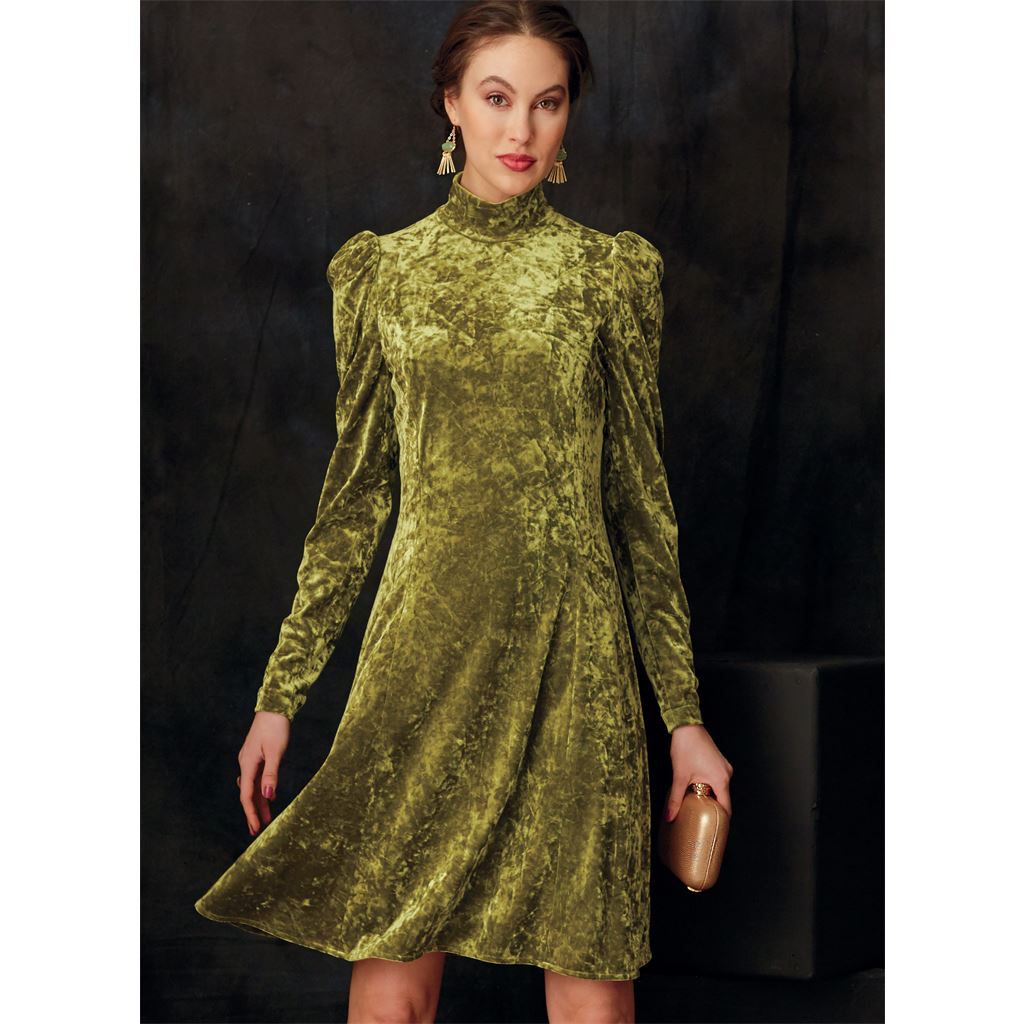 Vogue Pattern V9264 Misses Misses Petite Knit Fit And Flare Dresses 9264 Image 3 From Patternsandplains.com.jpg