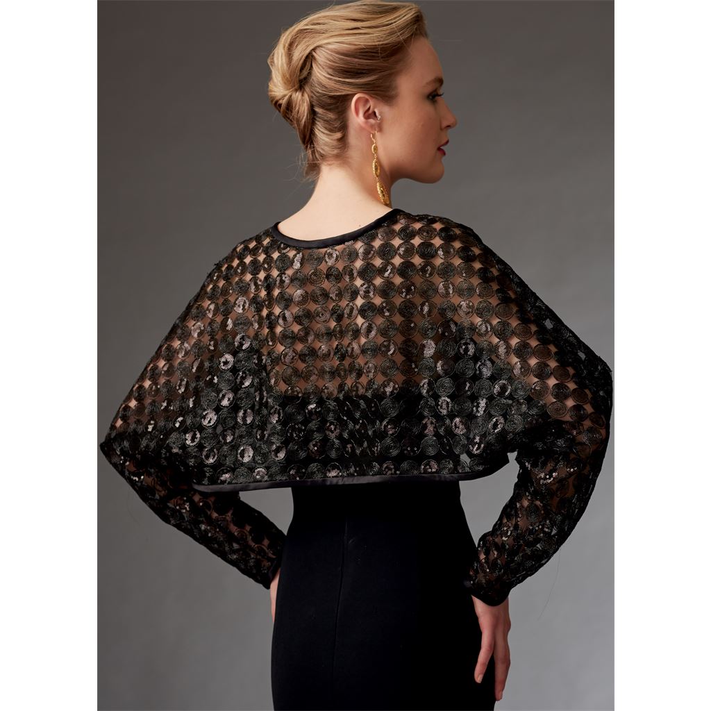 Vogue Pattern V9276 Misses Reversible Shrugs and Capelet 9276 Image 10 From Patternsandplains.com.jpg