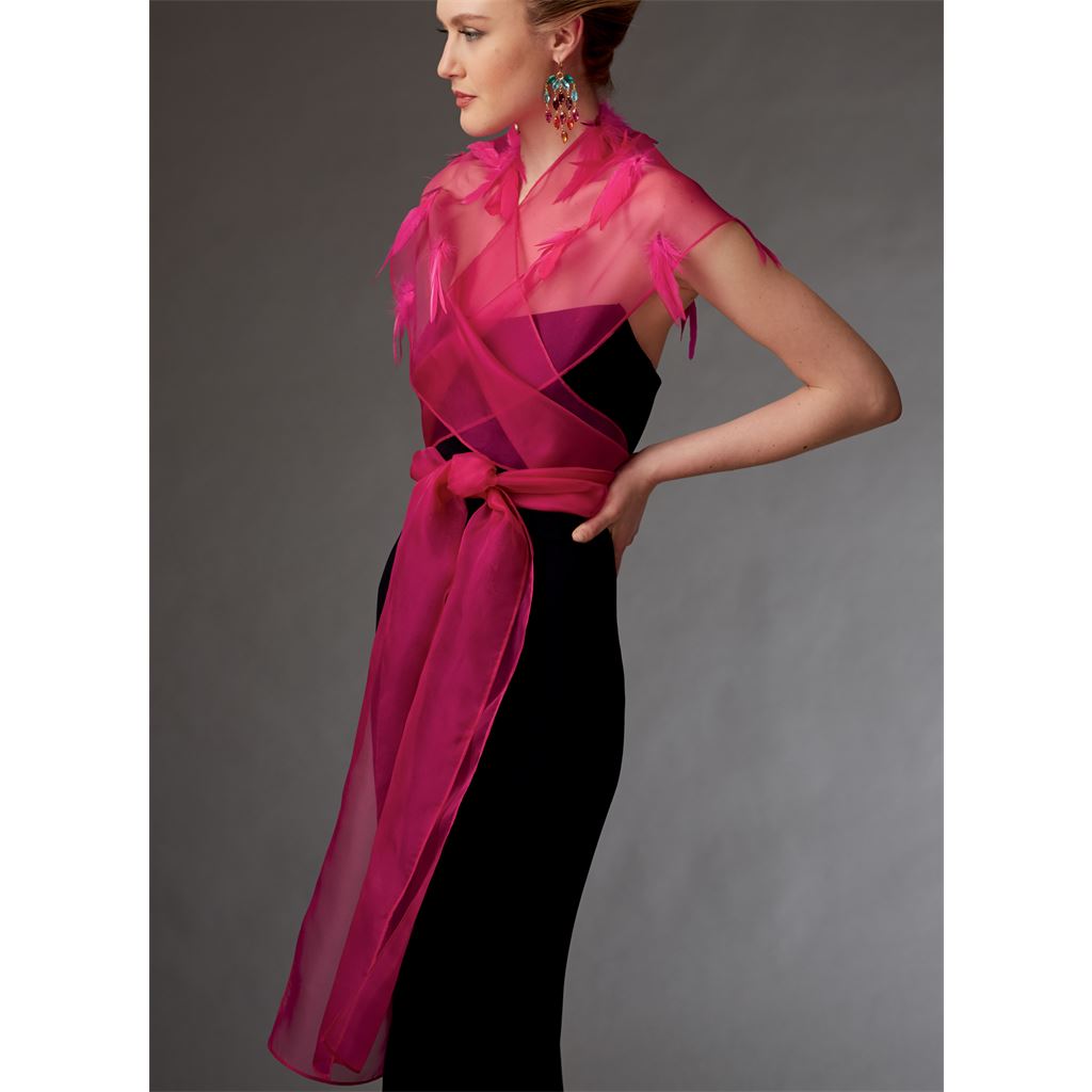 Vogue Pattern V9276 Misses Reversible Shrugs and Capelet 9276 Image 11 From Patternsandplains.com.jpg