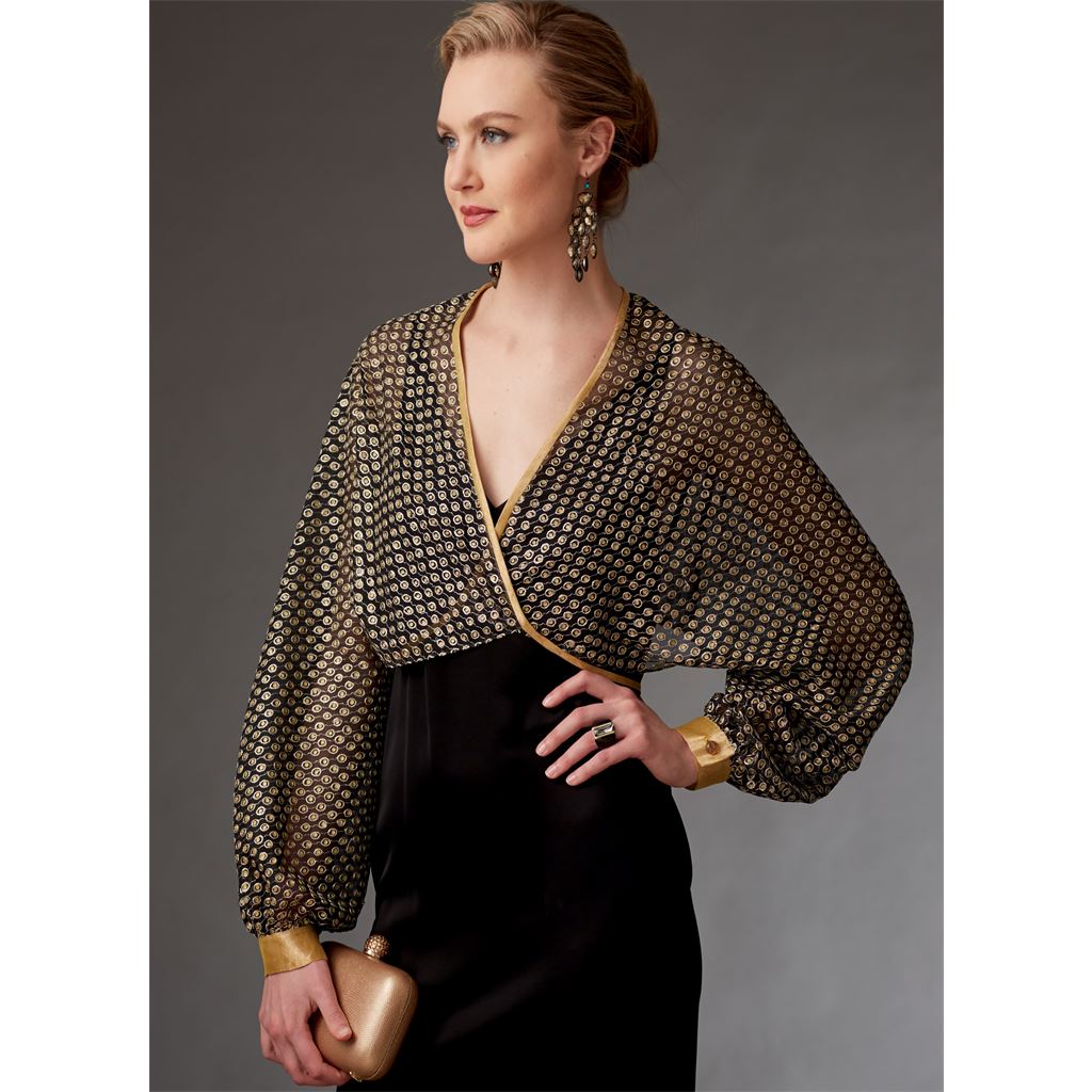 Vogue Pattern V9276 Misses Reversible Shrugs and Capelet 9276 Image 6 From Patternsandplains.com.jpg