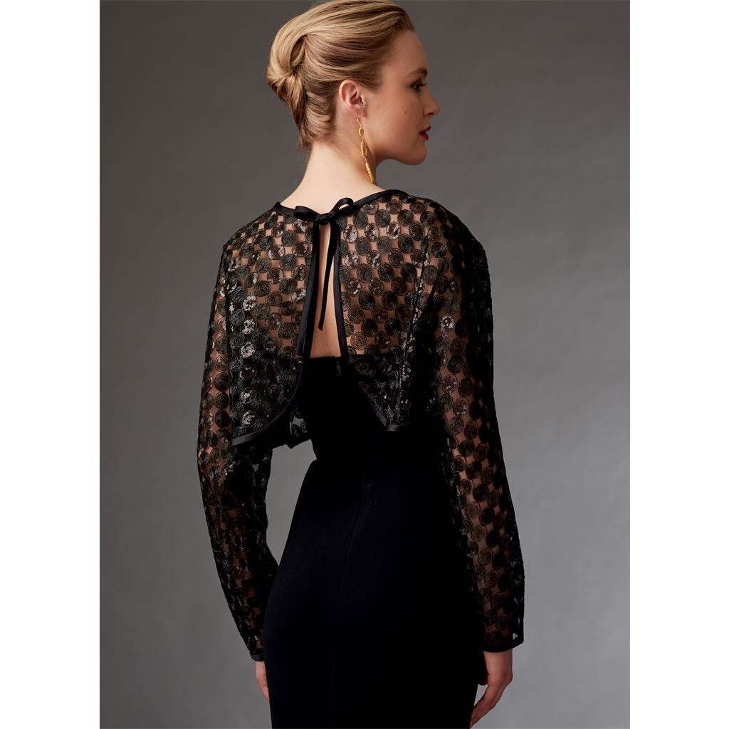 Vogue Pattern V9276 Misses Reversible Shrugs and Capelet 9276 Image 8 From Patternsandplains.com.jpg