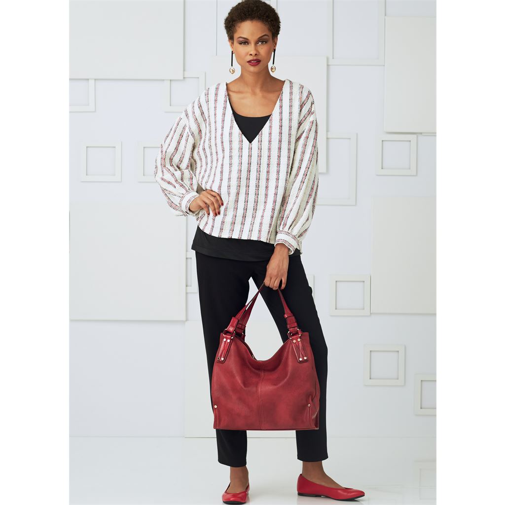 Vogue Pattern V9286 Misses Tops Straight Skirt and Pants 9286 Image 3 From Patternsandplains.com.jpg