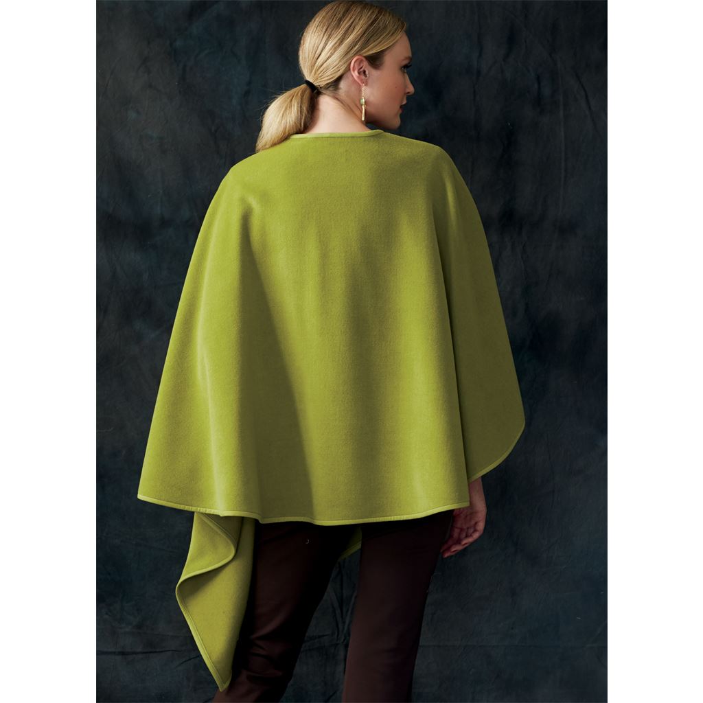 Vogue Pattern V9291 Misses Wraps Shrug and Scarf 9291 Image 6 From Patternsandplains.com.jpg