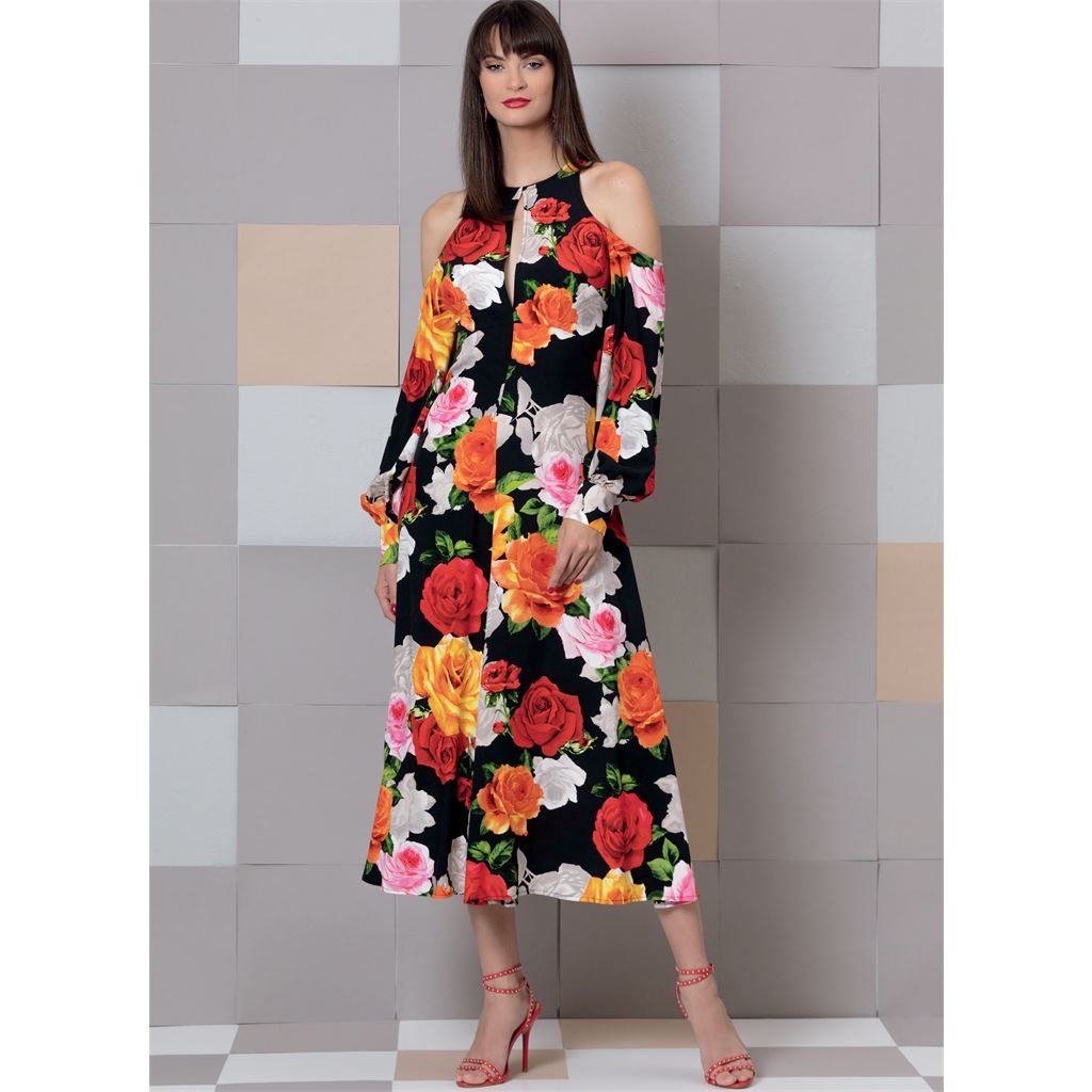 Vogue Pattern V9296 Misses Dress 9296 Image 2 From Patternsandplains.com.jpg