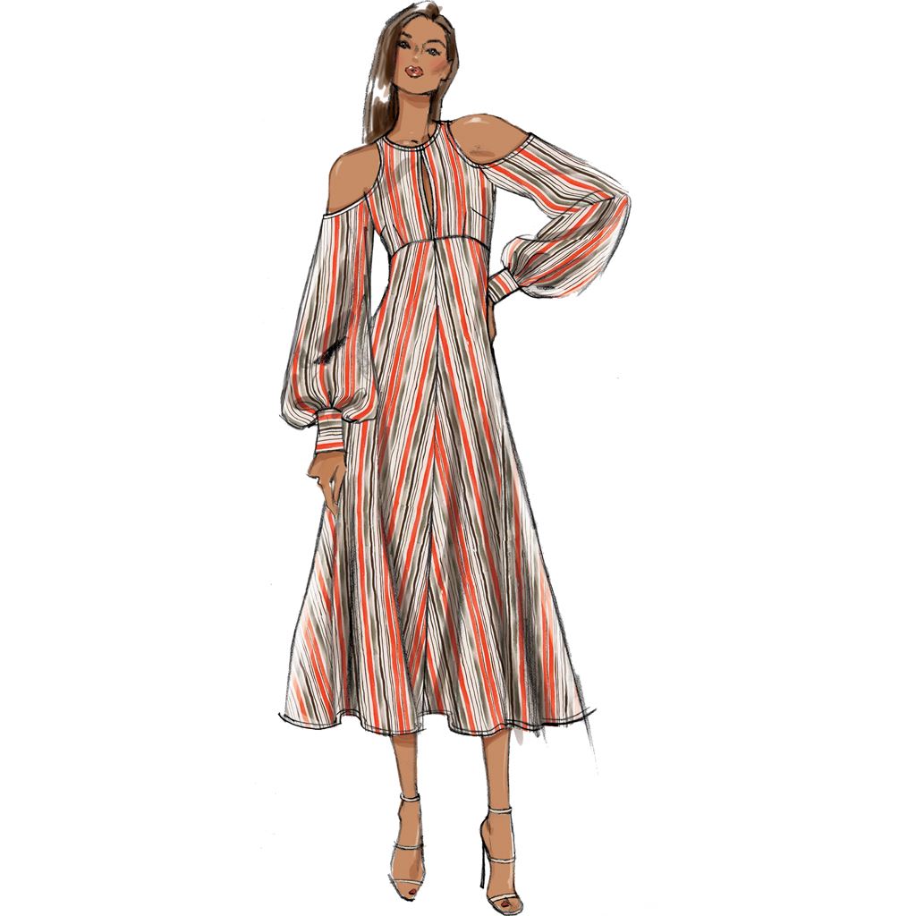 Vogue Pattern V9296 Misses Dress 9296 Image 3 From Patternsandplains.com.jpg