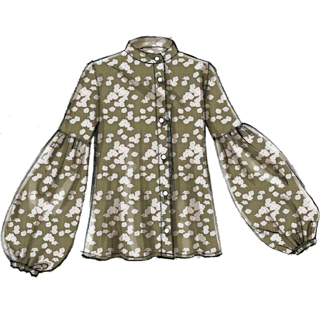 Vogue Pattern V9299 Misses Top and Belt 9299 Image 5 From Patternsandplains.com.jpg