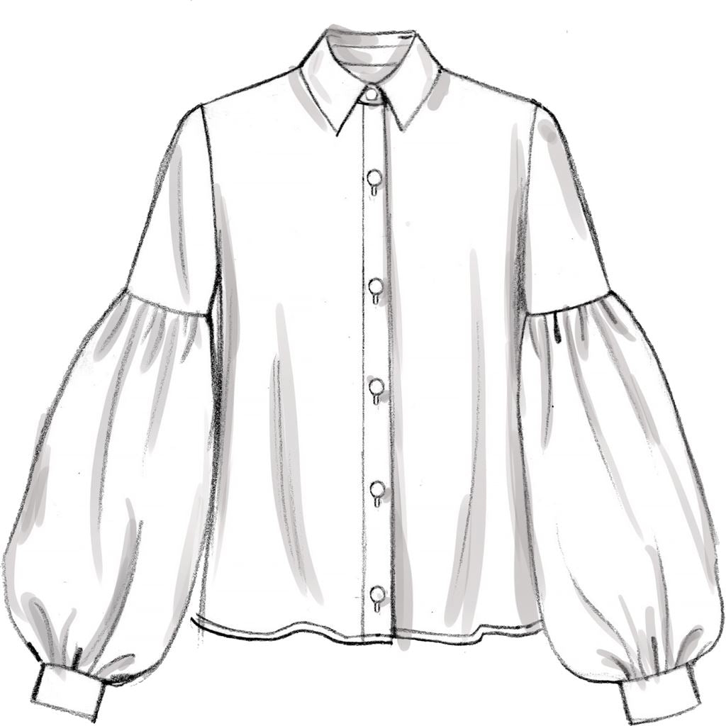 Vogue Pattern V9299 Misses Top and Belt 9299 Image 6 From Patternsandplains.com.jpg