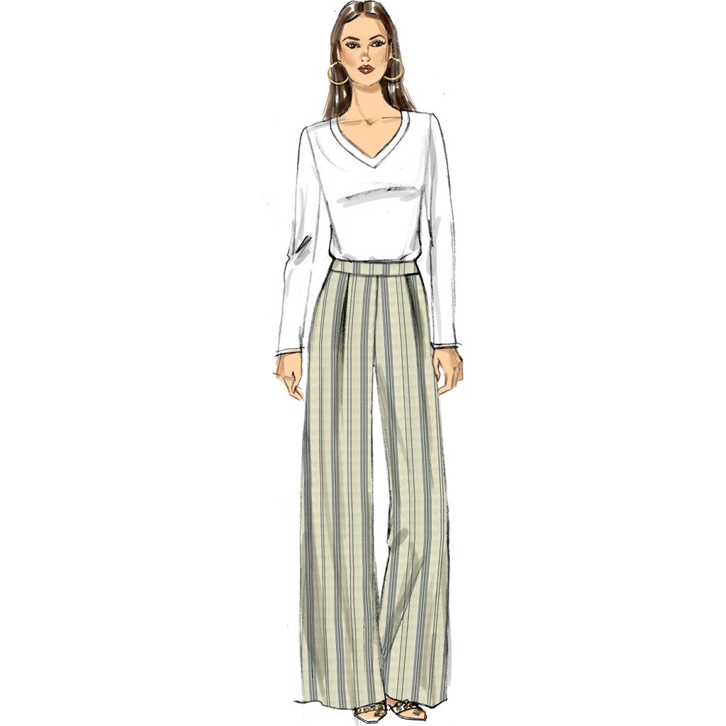 Vogue Pattern V9302 Misses Pants 9302 Image 5 From Patternsandplains.com.jpg