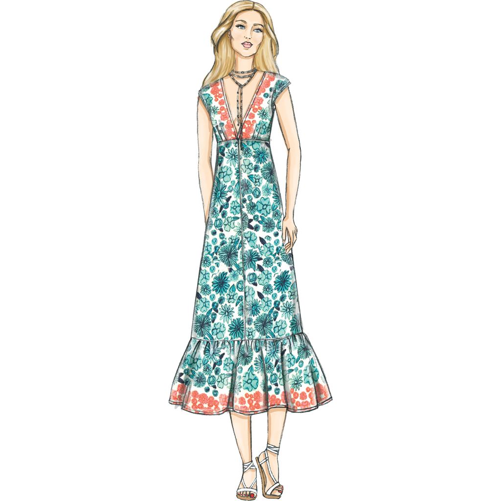 Vogue Pattern V9311 Misses Dress 9311 Image 5 From Patternsandplains.com.jpg