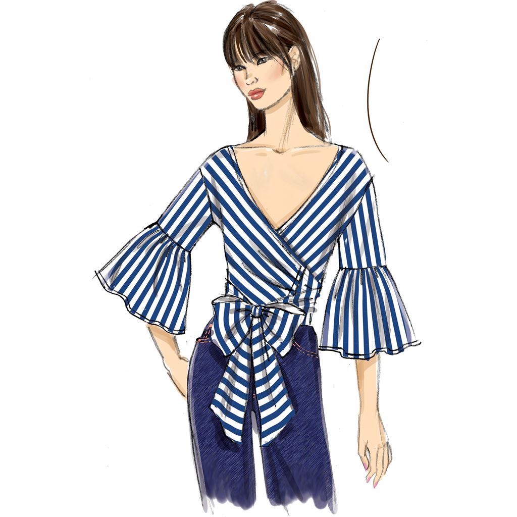 Vogue Pattern V9315 Misses Top 9315 Image 2 From Patternsandplains.com.jpg