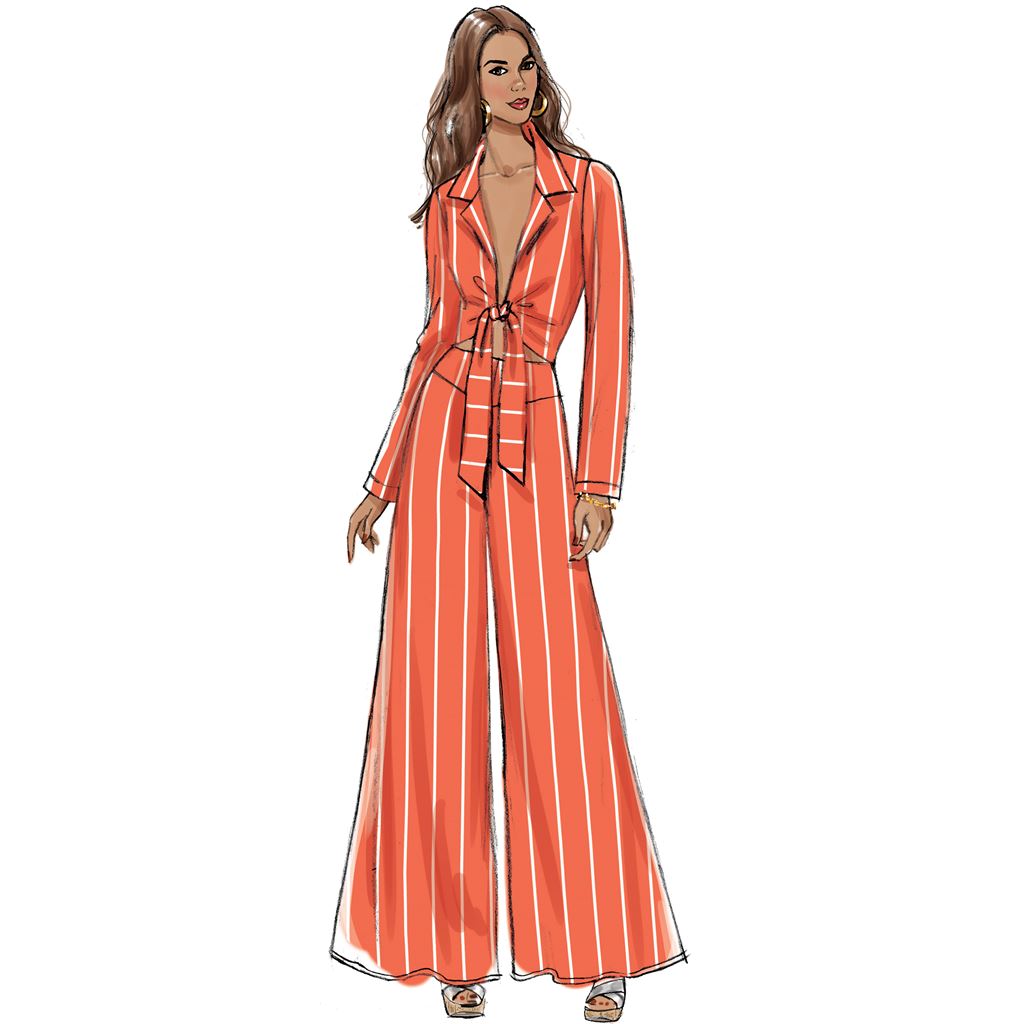 Vogue Pattern V9319 Misses Top Shorts and Pants 9319 Image 4 From Patternsandplains.com.jpg