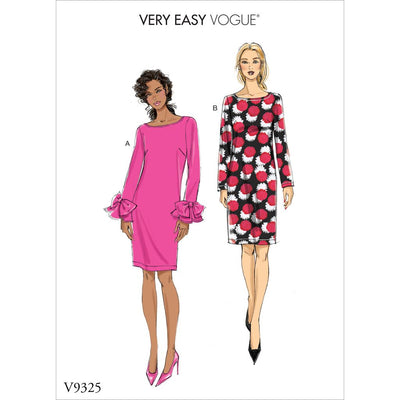 Vogue Pattern V9325 Misses Dress 9325 Image 1 From Patternsandplains.com