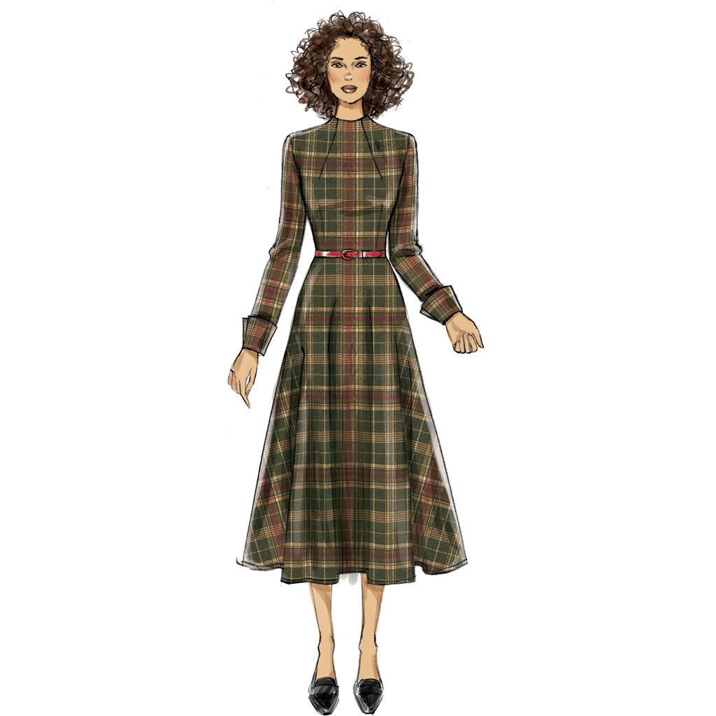 Vogue Pattern V9327 Misses Dress 9327 Image 2 From Patternsandplains.com