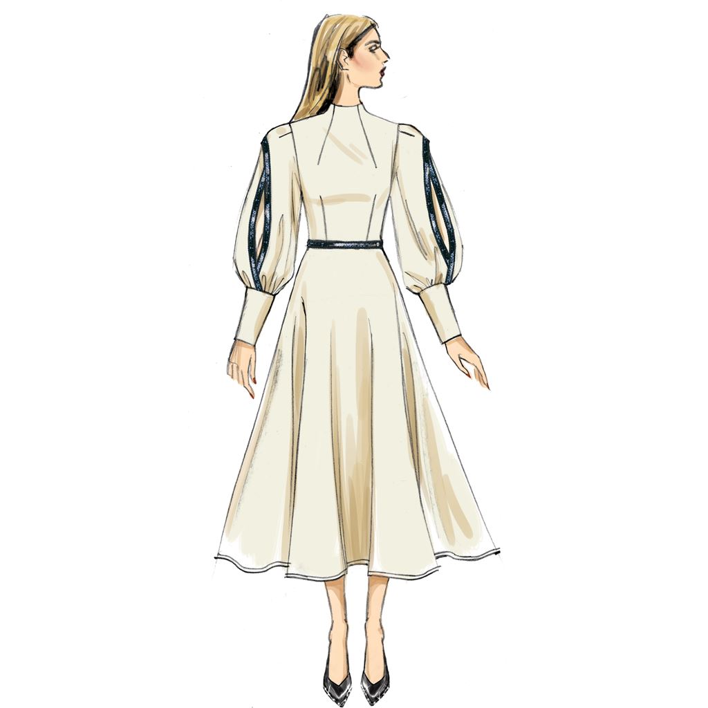 Vogue Pattern V9327 Misses Dress 9327 Image 3 From Patternsandplains.com