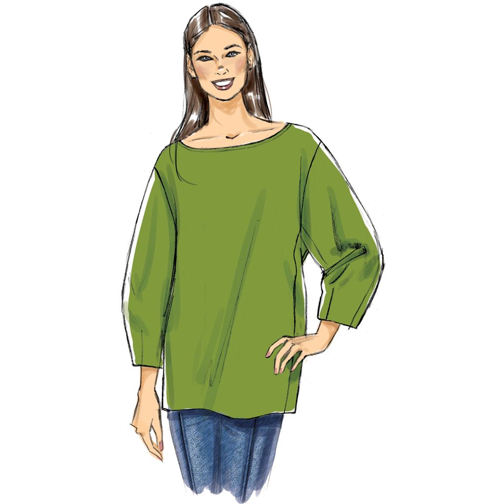 Vogue Pattern V9330 Misses Top 9330 Image 5 From Patternsandplains.com