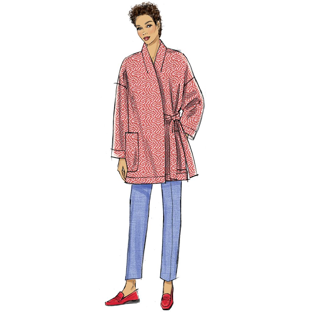 Vogue Pattern V9334 Misses Jacket Belt and Pants 9334 Image 3 From Patternsandplains.com