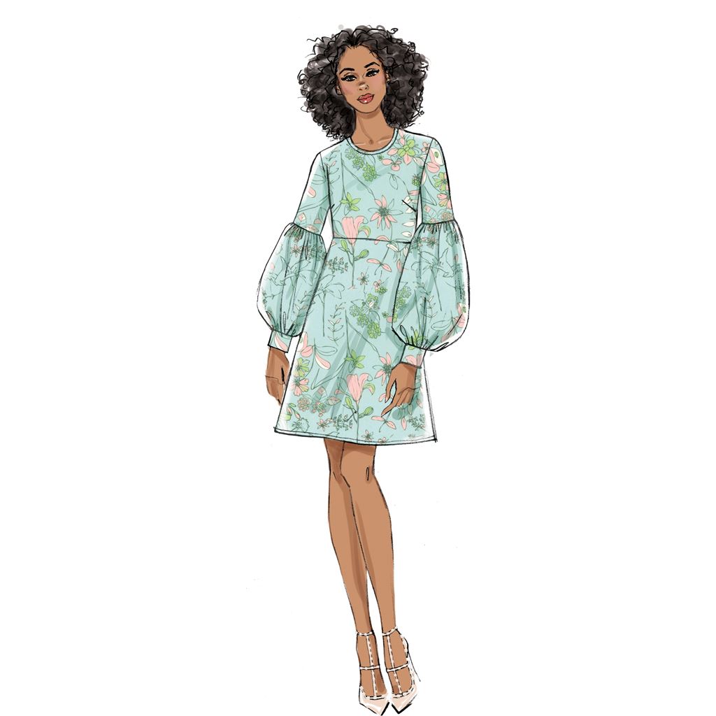 Vogue Pattern V9344 Misses Dress 9344 Image 2 From Patternsandplains.com