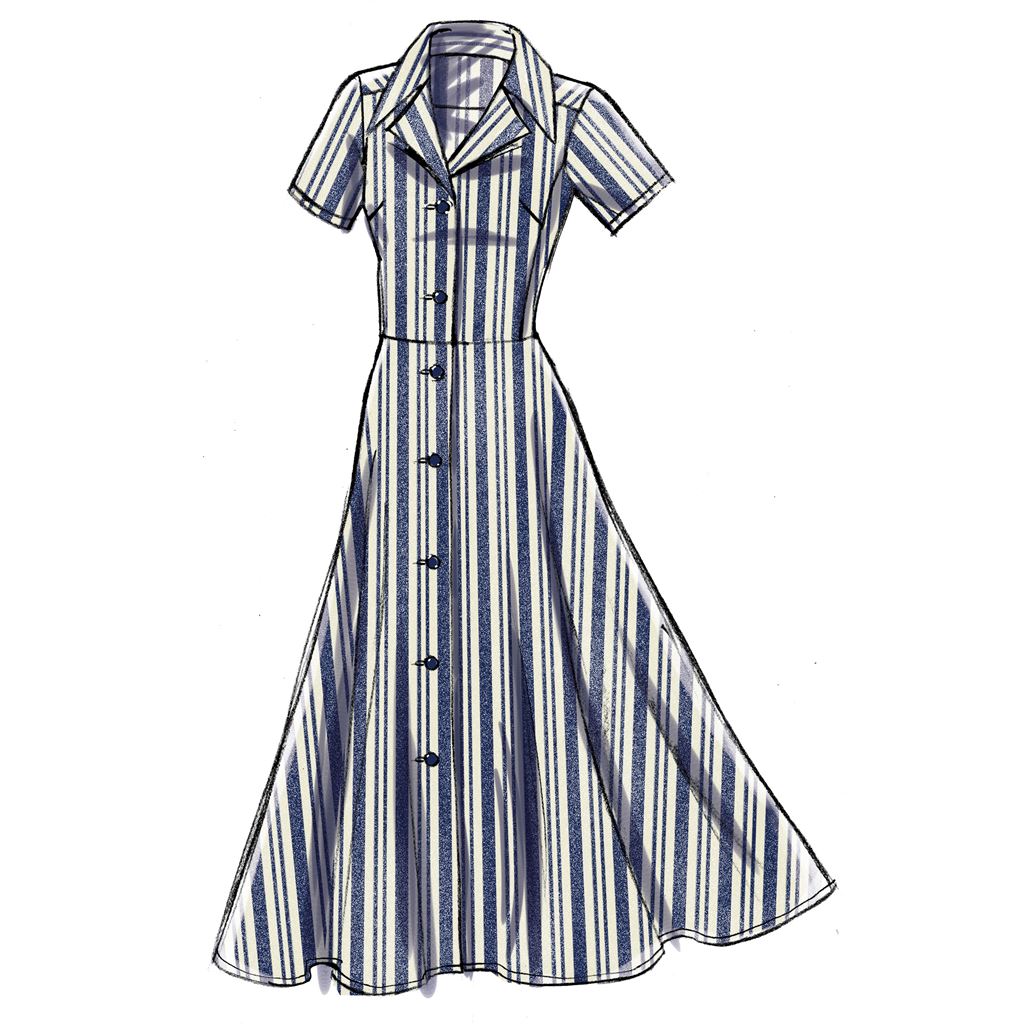 Vogue Pattern V9345 Misses Dress 9345 Image 4 From Patternsandplains.com