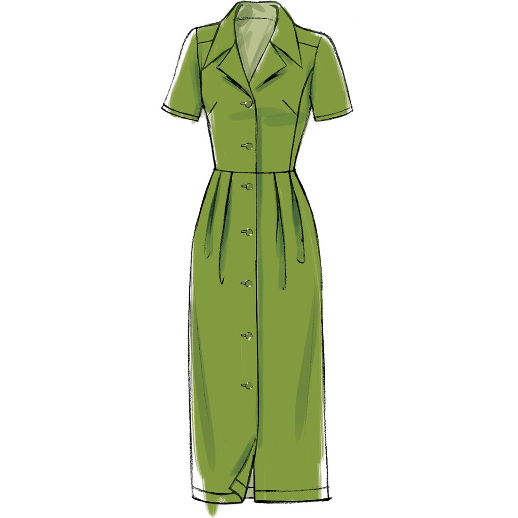 Vogue Pattern V9345 Misses Dress 9345 Image 7 From Patternsandplains.com